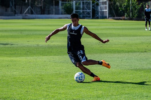 players in a keep away drill