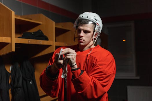 hockey players demonstrating checking techniques