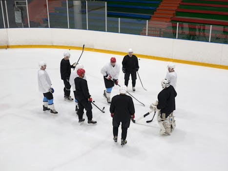 hockey practice session