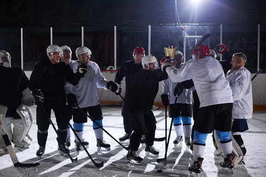 hockey draft celebration