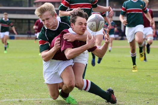 players shaking hands after a match