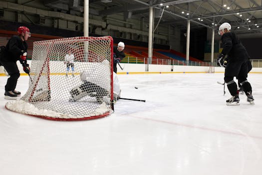 Hockey training equipment