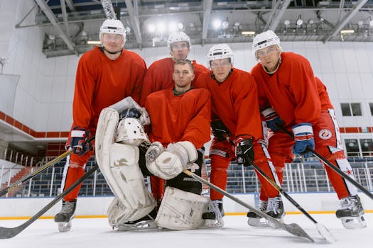 goalie fighting on the ice