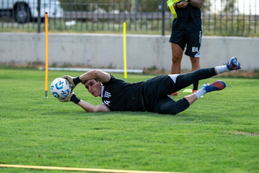 goalie practicing visualization