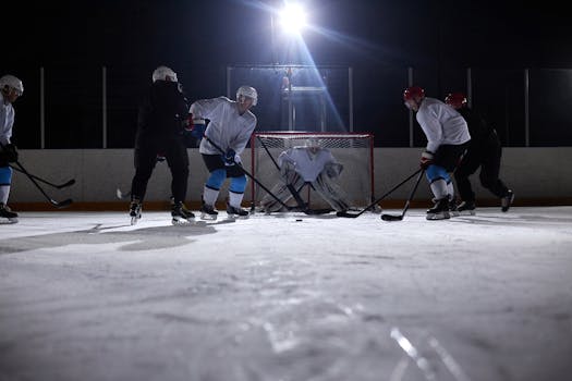 hockey teamwork exercise