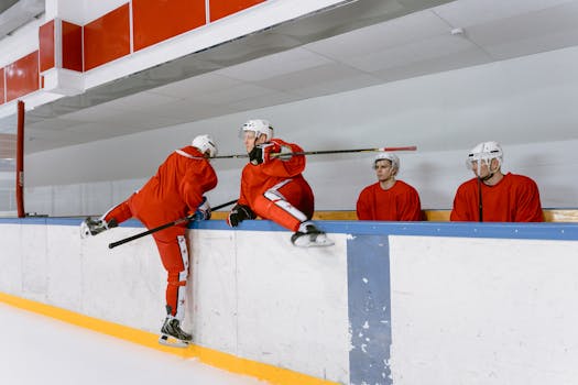 hockey teamwork