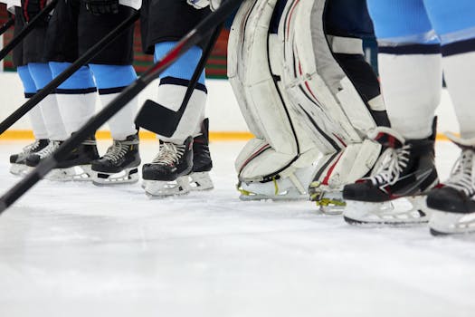 Hockey Teamwork