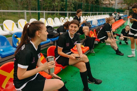 image of a player hydrating during practice